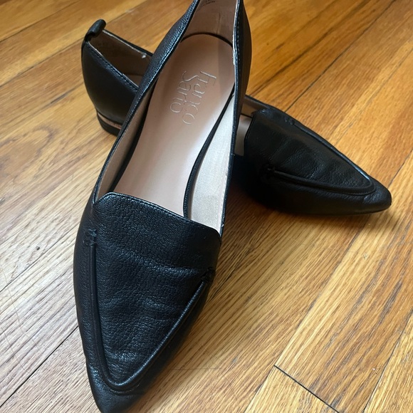 Franco Sarto Susie Black Leather Loafers - Picture 3 of 3
